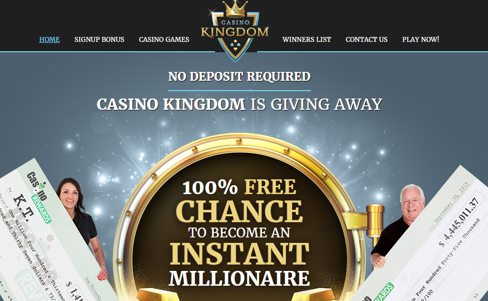 bonus available on casino kingdom