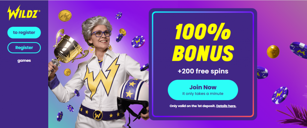 bonus available on wildz