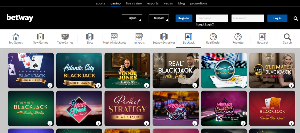 card games you can play on betway casino