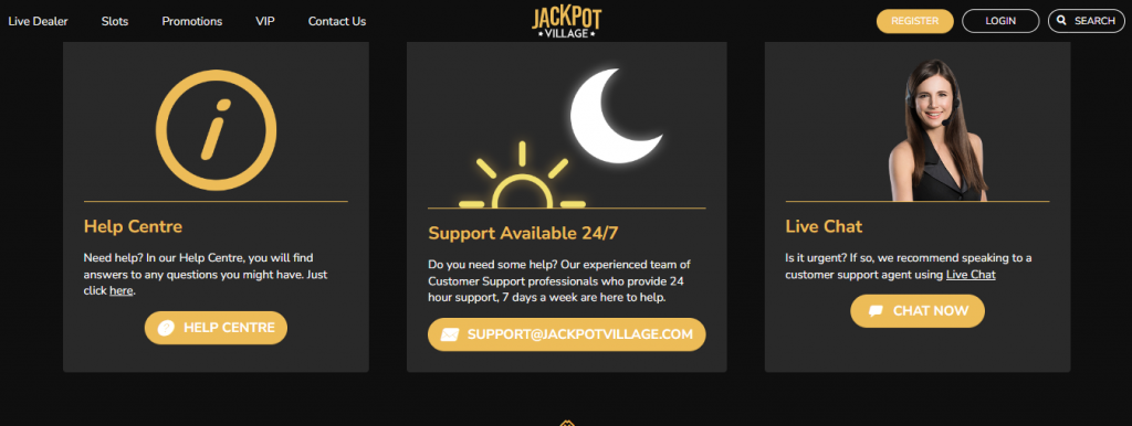 jackpot village details