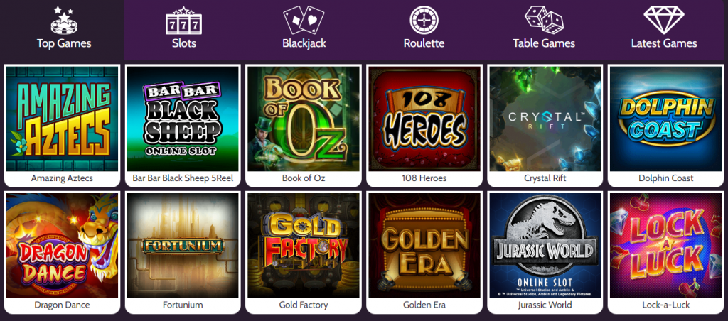 mummy's gold casino's top 12 games