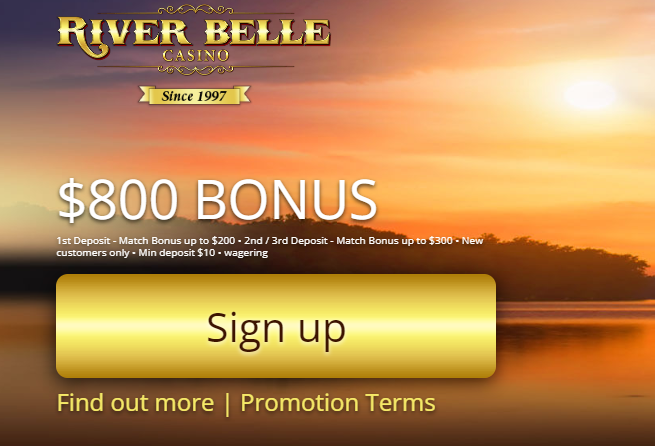 riverbelle $800 bonus on registration